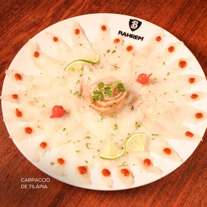 CARPACCIO DE TILÁPIA